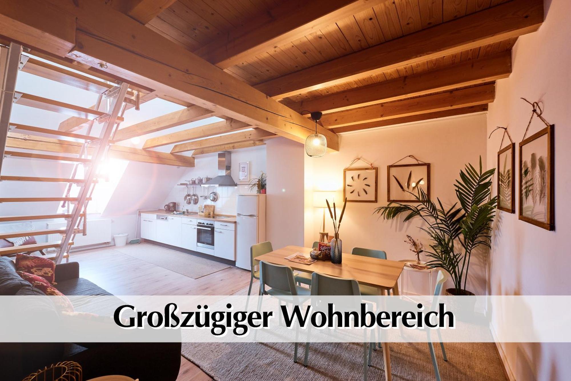 Helle 72Qm Maisonette Wohnung Im Herzen Erfurts Mit Kingsize Bett, Smart-Tv, Etc Екстериор снимка